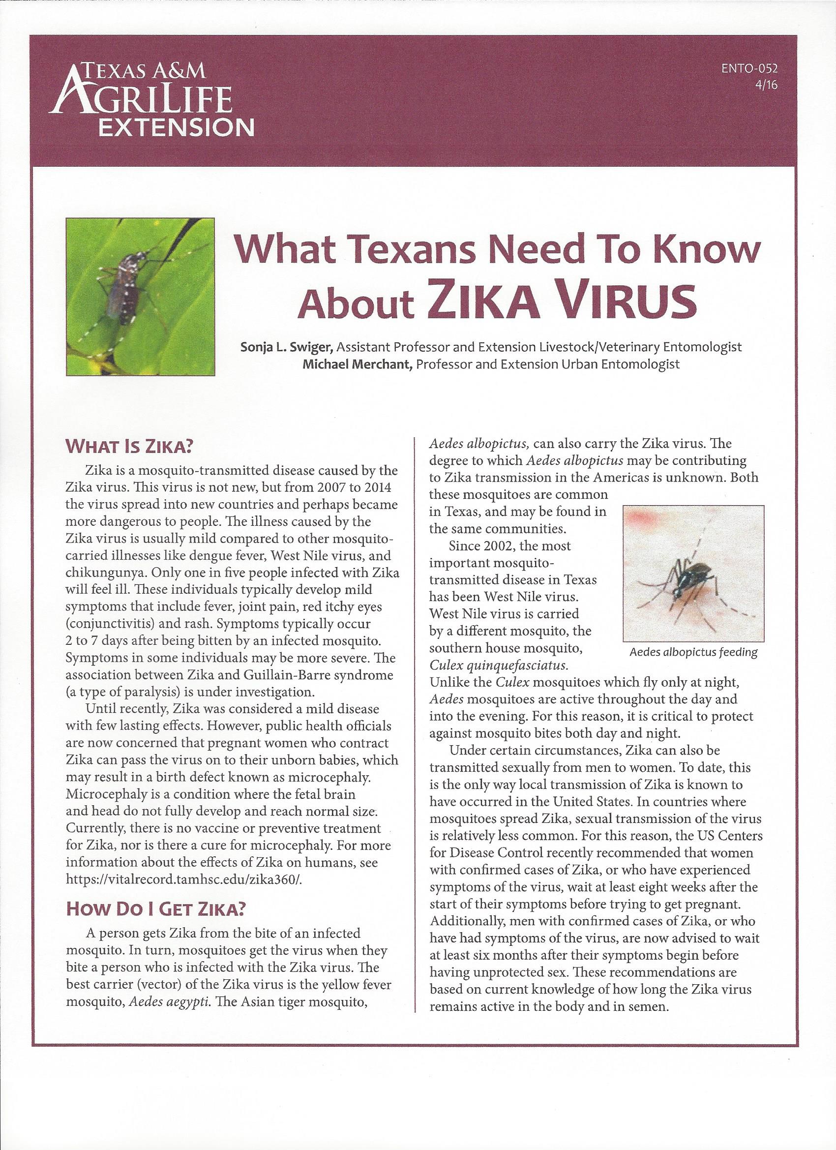 Zika Awareness Page 1