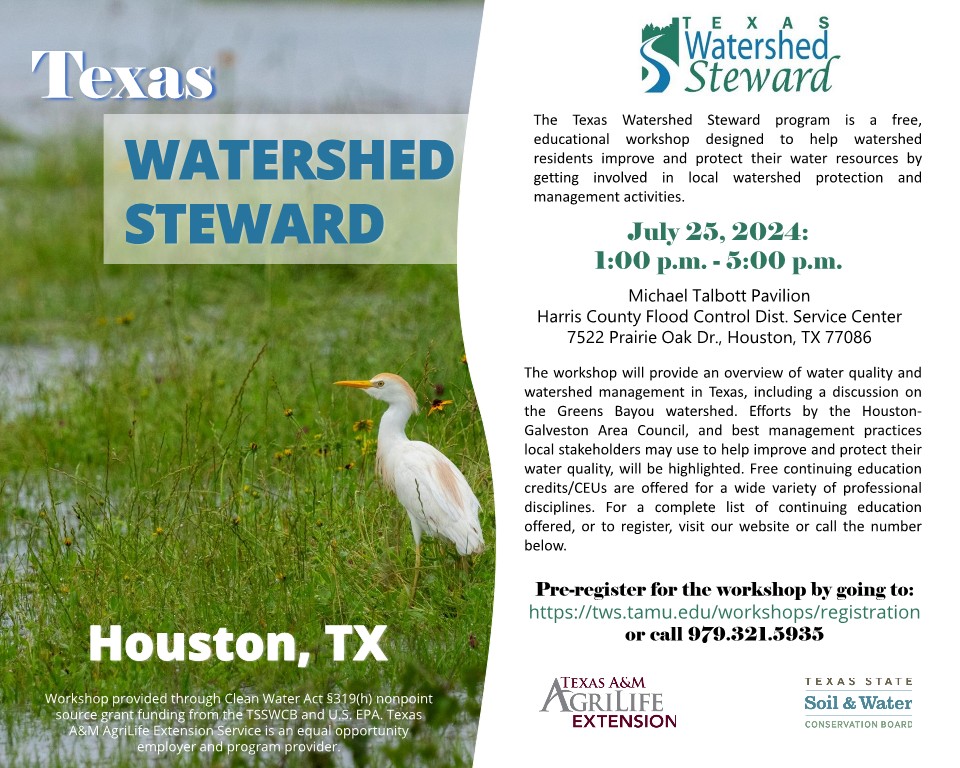 Texas Watershed Steward Flyer