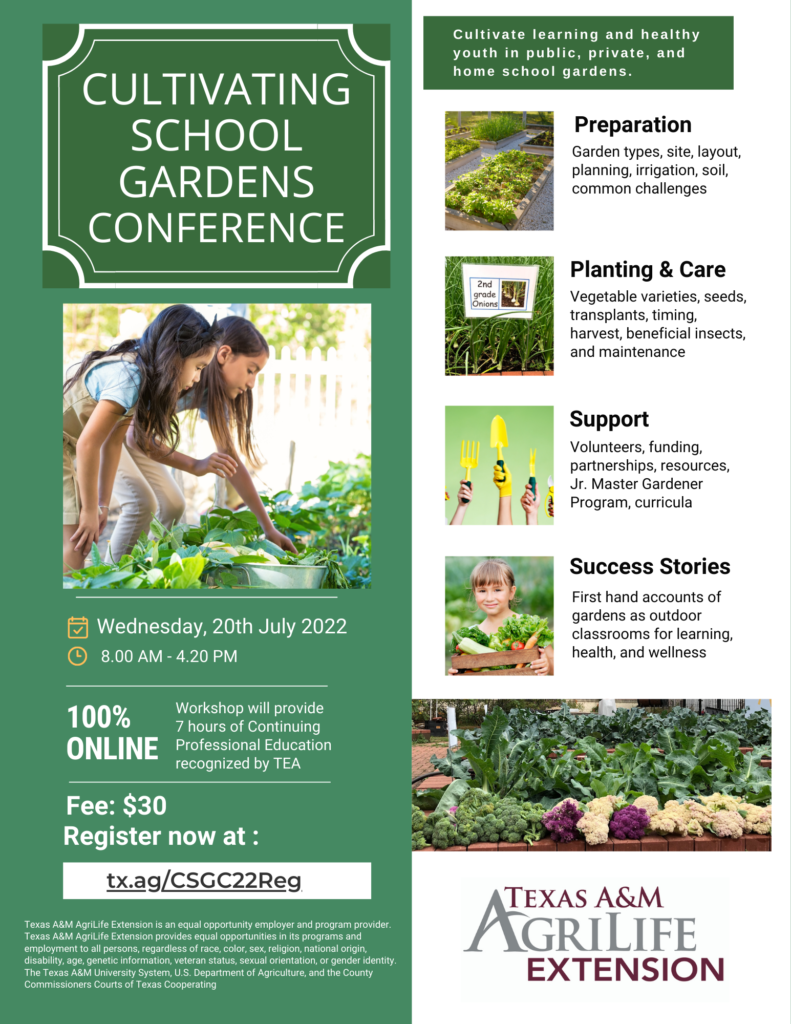 School Garden Conference Flyer