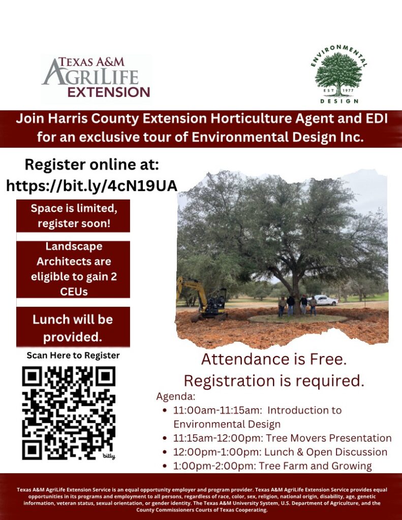 tour of Environmental Design Inc. flyer